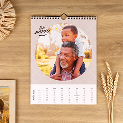 Calendario mural A4 vertical