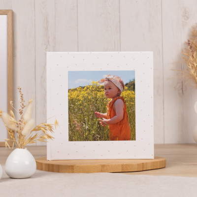 Álbum de fotos cuadrado - apertura plana