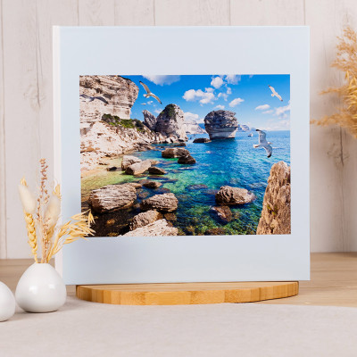 Álbum de fotos cuadrado XL - apertura plana