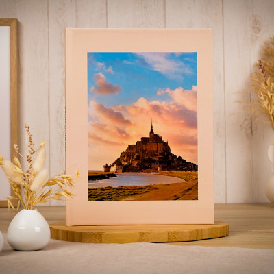 Álbum de fotos vertical - apertura plana